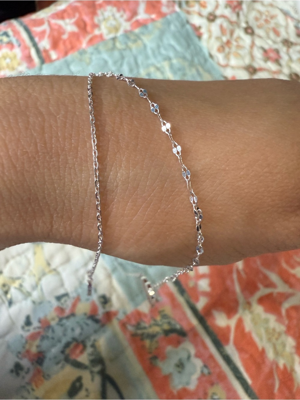 Delicate 925 Sterling Silver Layered Heart Necklace - Picture 7 of 10